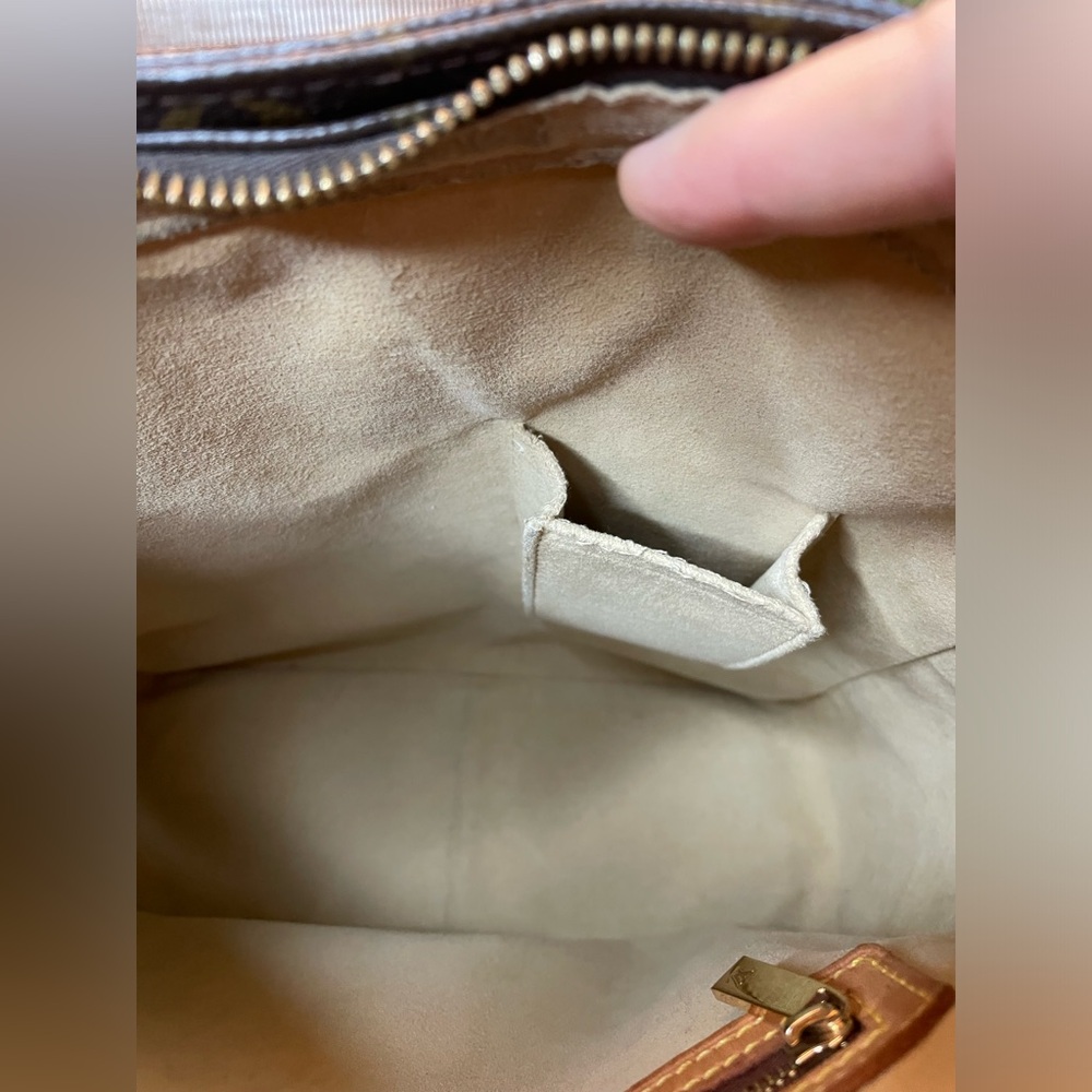 Louis Vuitton Monogram Brown Coated Canvas Shoulder Bag - Picture 10 of 16